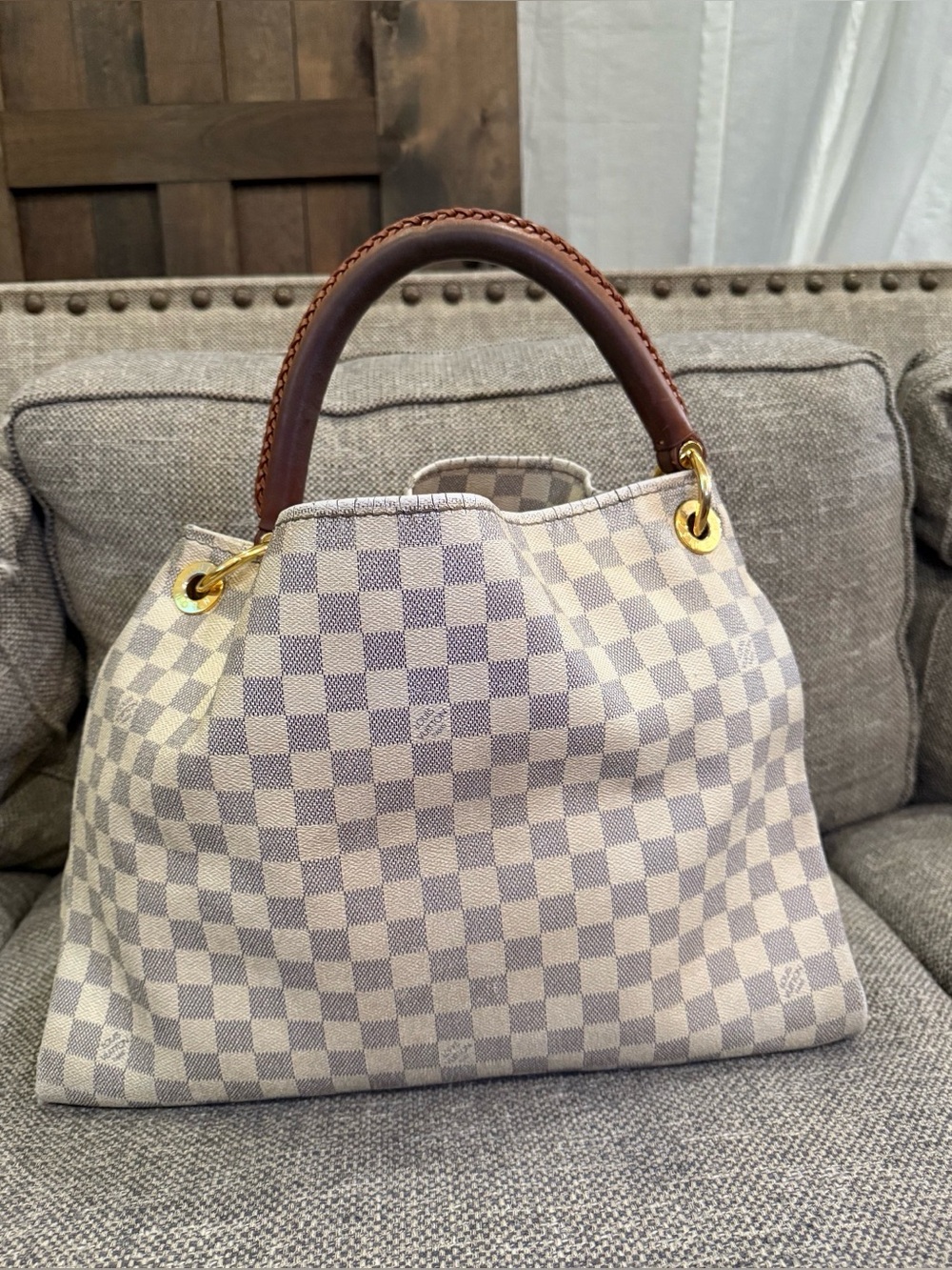 Louis Vuitton Artsy MM Damier Azur Canvas